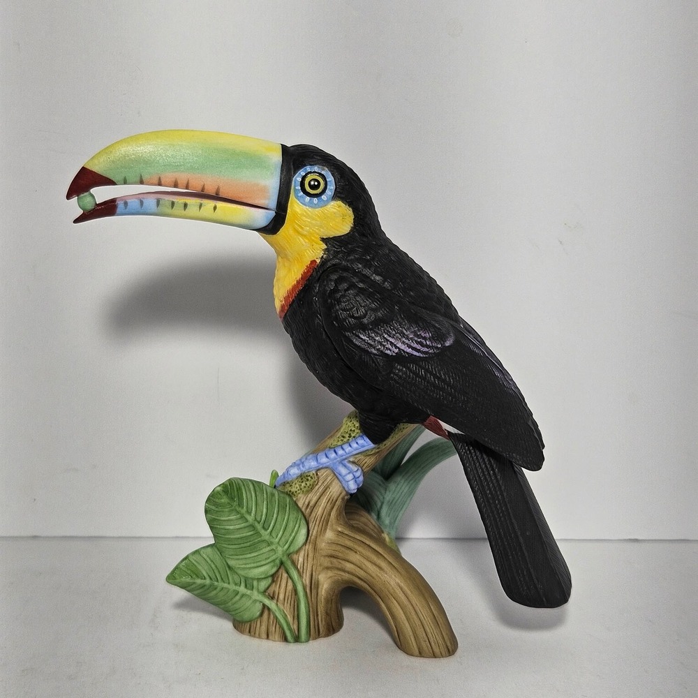 Lenox Keel-Billed Toucan Porcelain Figurine 2002 Tropical Bird Decor New In Box